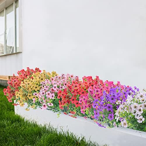 XEOLIAN 12 Purple Bunches Artificial Flowers