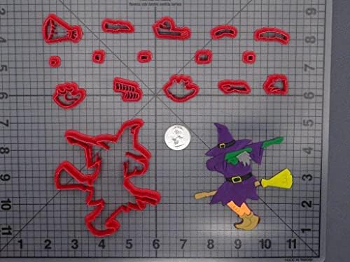 Halloween-Witch Dabbing Body Cookie Cutter Set 266-F582