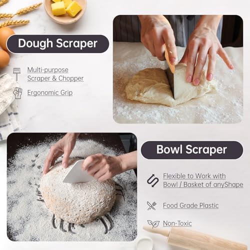 Banneton Bread Proofing Basket Artisan Baking Made Easy US Made in Rattan