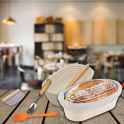 Proofing Baskets Sourdough Starter Set for Bread Baking