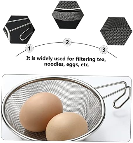 Stainless Steel Colander with Ergonomic Handle