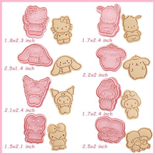 Durable Cute 16-Piece Cookie Cutter Set