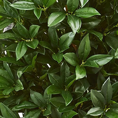 Nearly Natural4-Ft Bay Leaf Artificial Topiary UV-Resistant IndoorOutdoor