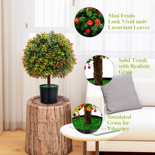 Safeplus 22in Boxwood Topiary Tree