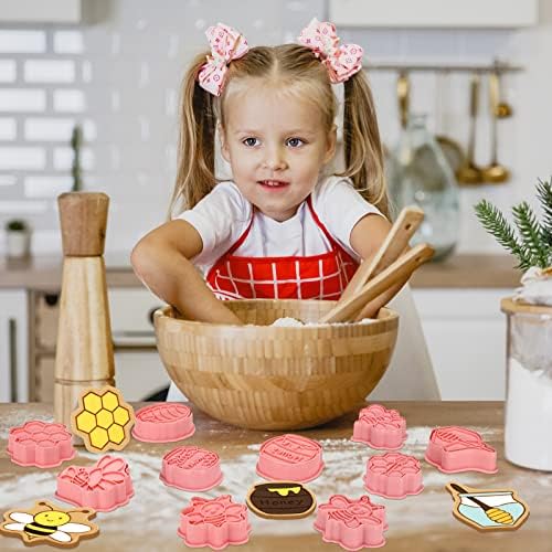 Hoolerry Summer Bee Cookie Cutters Set