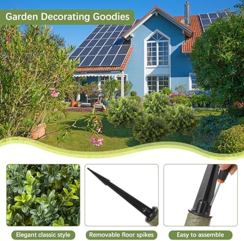 4-Pack Boxwood Topiary Elegance Beauty for Your Space