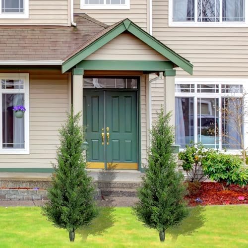 Canlierr Artificial cedar Trees - 4 Set