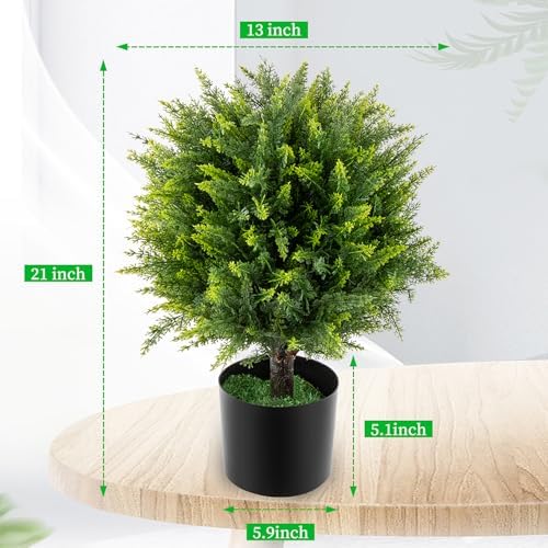 Set of 2 Realistic-Artificial Topiary Balls