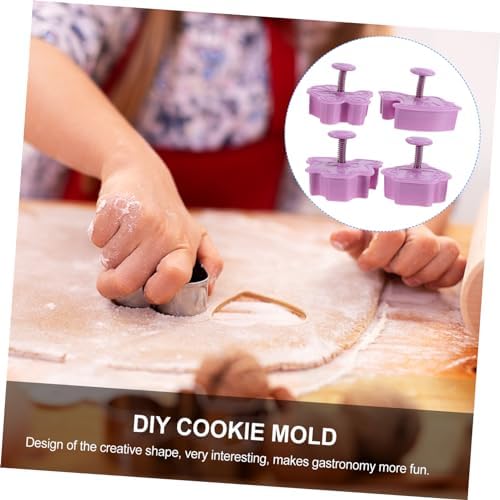 SHOWERORO 3D Cartoon Biscuit Molds Set
