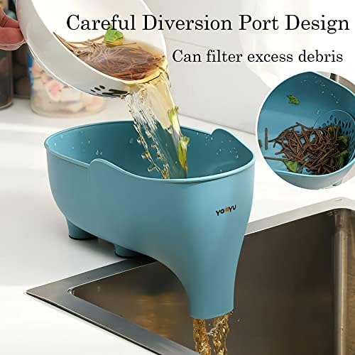 Sturdy Cute Elephant Kitchen Colander Durable PP Material Easy Drainage Versatile Use
