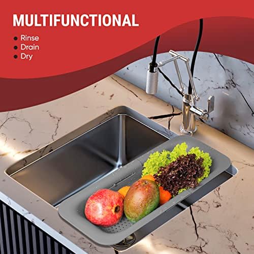 Collapsible Colander for Over the Sink