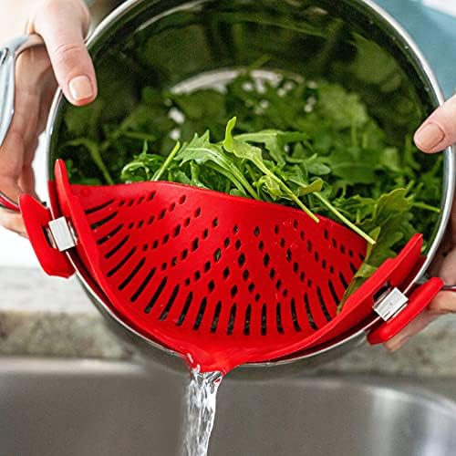 Arlig Clip On Silicone Food Strainer Universal Fit