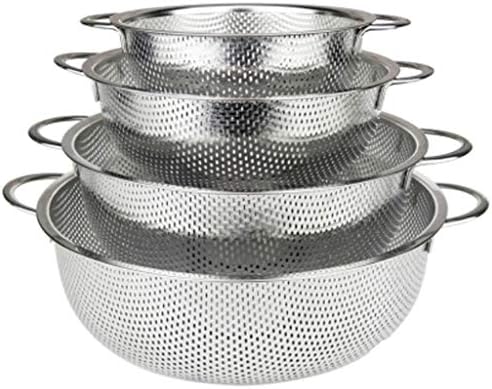 Durable Stainless Steel Colander 165-405cm Multi-Functional Kitchen Tool