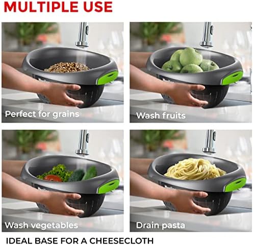 Premium Colander for Pasta Fruits Vegetables