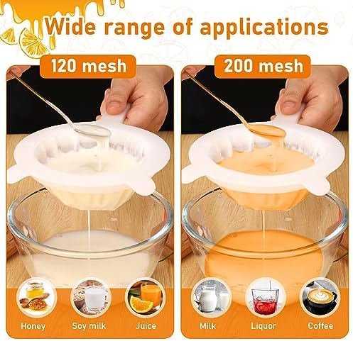 2-Piece Ultra-Fine Mesh Juice Strainer