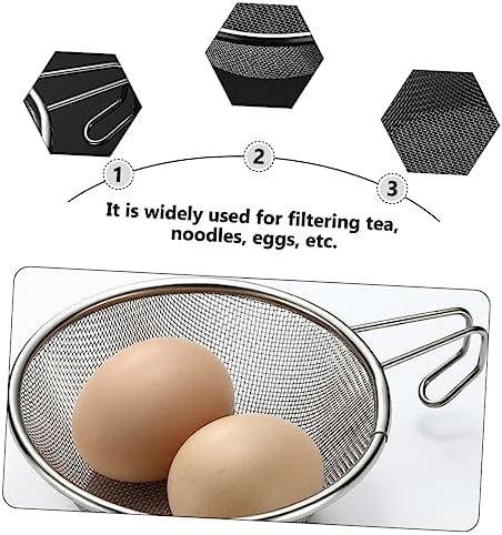 DECHOUS 3-Piece Collapsible Steel Colander Set