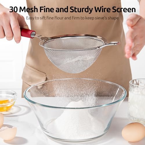U-Taste Medium Fine Mesh Strainer 188 Stainless Steel