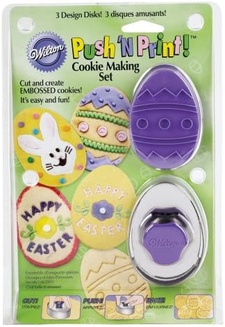 Wilton Easter Push N Print Cookie Cutters