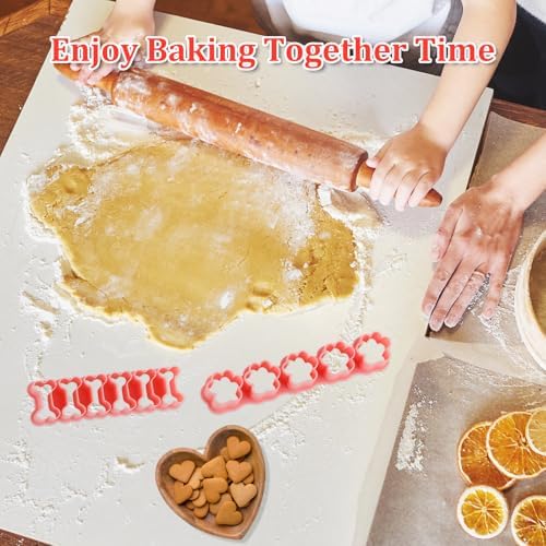 Two-Piece Dog-Themed Mini Cookie Cutters Set for Sampling