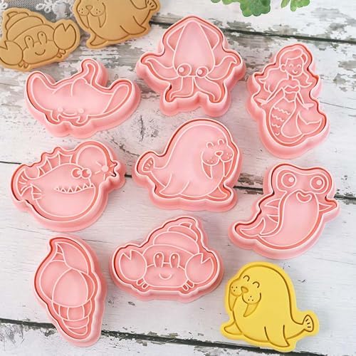 Lutoku Off the Grid 8 Mini Ocean Animal Cookie Cutters