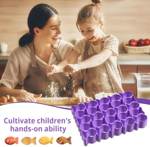 Golden Fish Cutter - 25 Cavity Snack Mold
