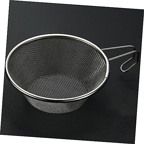 FELTECHELECTR Stainless Steel Collapsible Colander Sieve Net 1-Piece