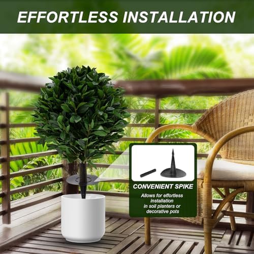 24 Outdoor Artificial Topiary Gonuien Evergreen Shrub Set