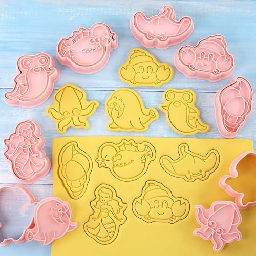 Lutoku Off the Grid 8 Mini Ocean Animal Cookie Cutters