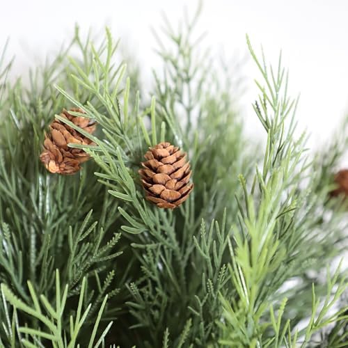 OAZALDA UV Resistant Cedar Topiary Trees Set of 2
