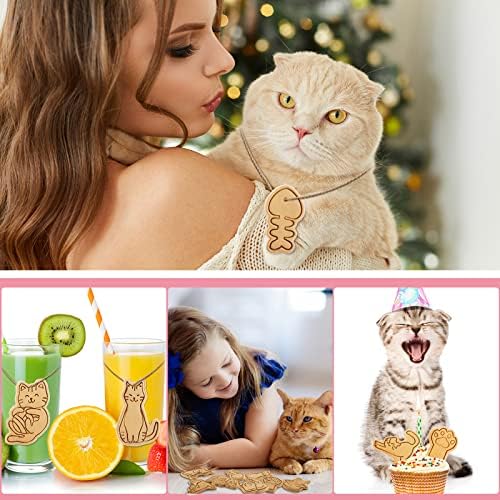 Sawysine 8 Pcs 3D Cat Cookie Cutters Set