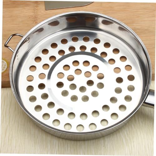 GRIRIW Large Hole Strainer Spoon for Noodles and Fish