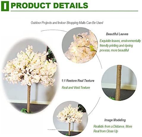 Hand-Painted Artificial Cherry Blossom Tree