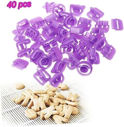 40-Piece Letter Stencil for Cake Baking