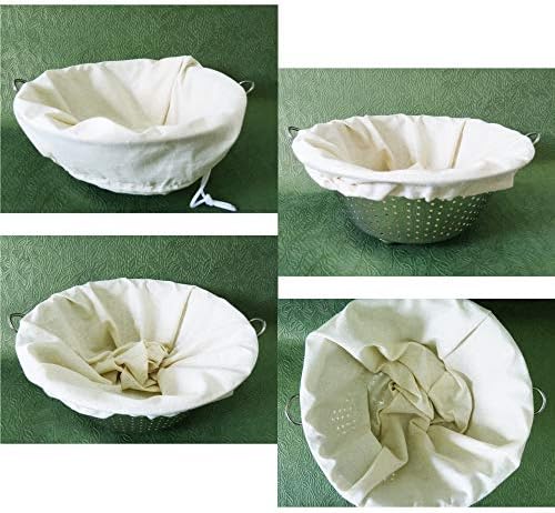 Multipurpose Reusable Cotton Strainer Bag for Curds Yogurt Beverages