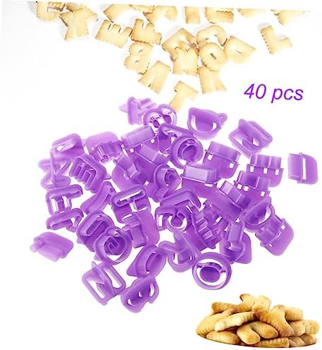 Cabilock Alphabet and Number Cookie Cutters Mold Set
