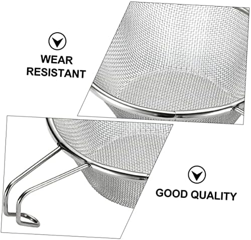 DECHOUS 3-Piece Collapsible Steel Colander Set