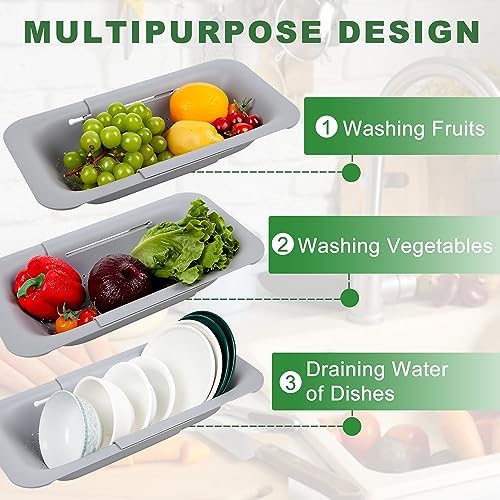 H Hebron Expandable Over-the-Sink Colander