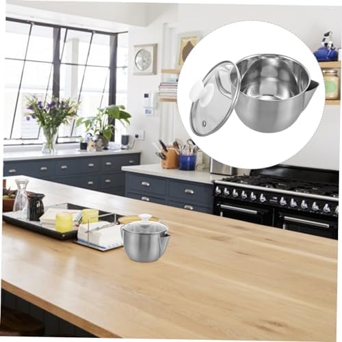 STOBAZA 304 Stainless Steel Oil Strainer with Glass Lid