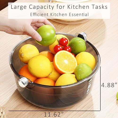 AlwaysU 9 Quart Kitchen Colanders Set
