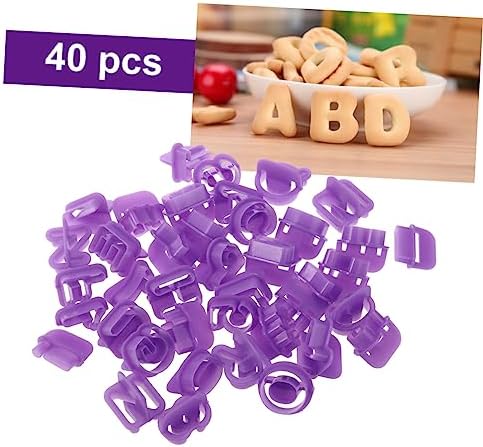 Cabilock Alphabet and Number Cookie Cutters Mold Set