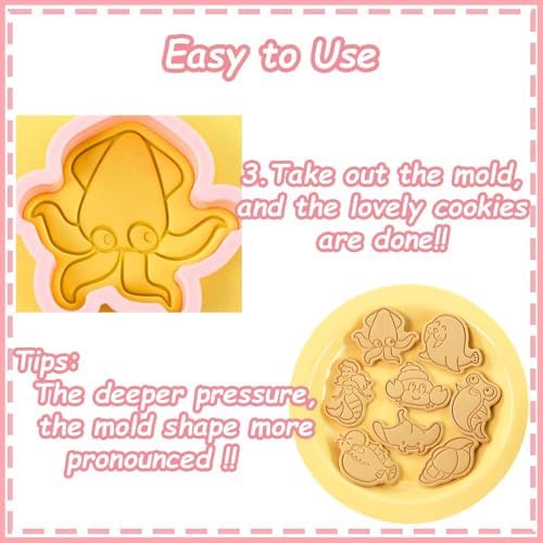 Lutoku Off the Grid 8 Mini Ocean Animal Cookie Cutters