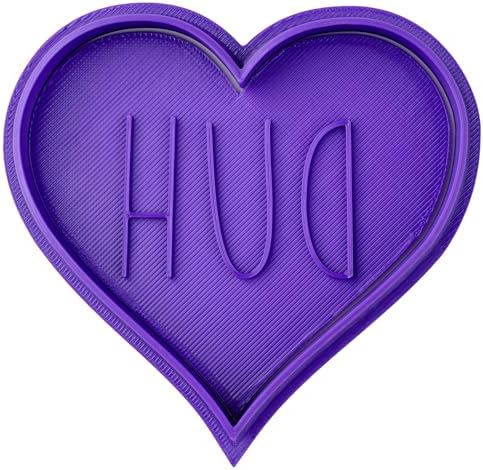 Marshmallow Bliss Heart DUH Cookie Cutter