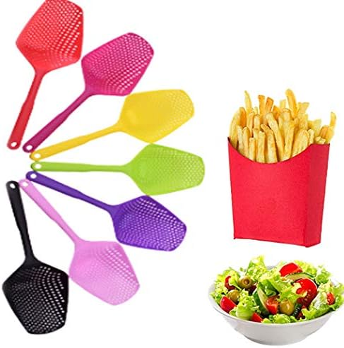 Hoshen 4-Piece Colander Set - Purple Kitchen Utensil