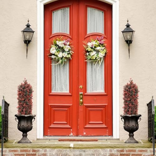 THE BLOOM TIMES 3ft Boxwood Topiary Set