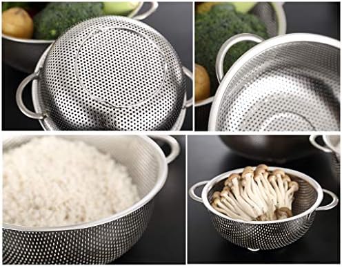 Durable Stainless Steel Colander 165-405cm Multi-Functional Kitchen Tool