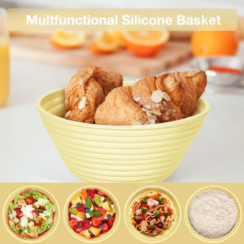 Premium Silicone Sourdough Baskets Set
