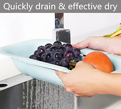 Versatile Collapsible Colander for Kitchen Sink Easy to Clean Dishwasher Safe