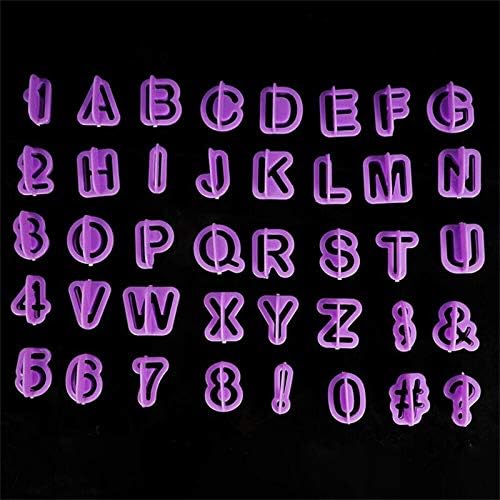 40-PC ABC Numerical Mold Set