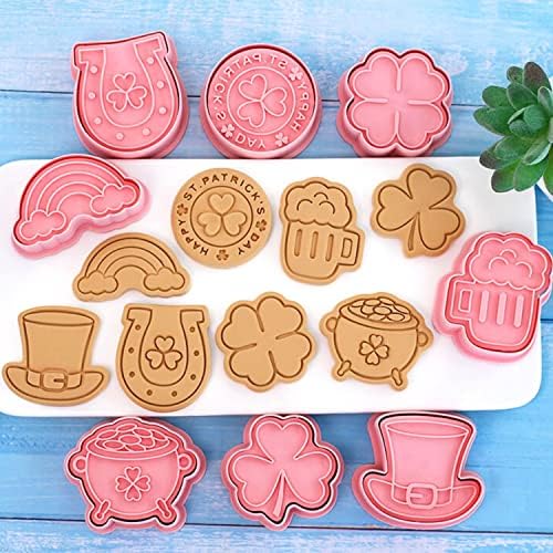 Crethinkaty St Patricks Day Cookie Cutters - 8 Piece Set