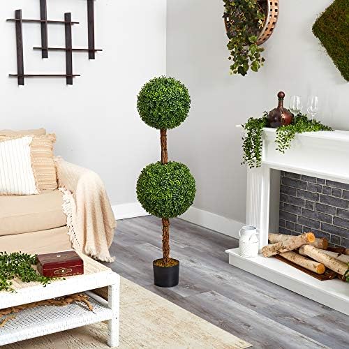 Nearly Natural Boxwood Topiary